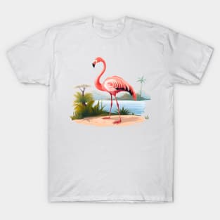 Cool Flamingo T-Shirt